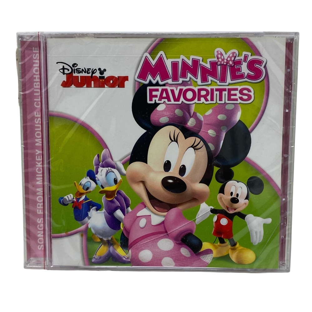 Disney Junior Minnie's Favorites CD Mickey Mouse Clubhouse Soundtrack New Sealed